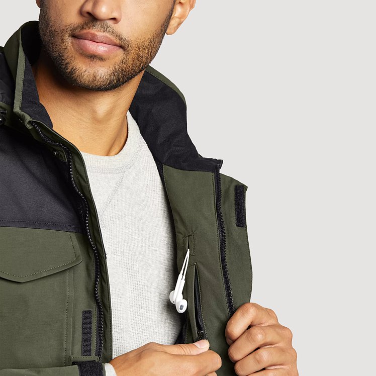 【2plan】Eddie Two Way Work Jacket Men's Chopper 2.0 Jacket | Eddie Bauer