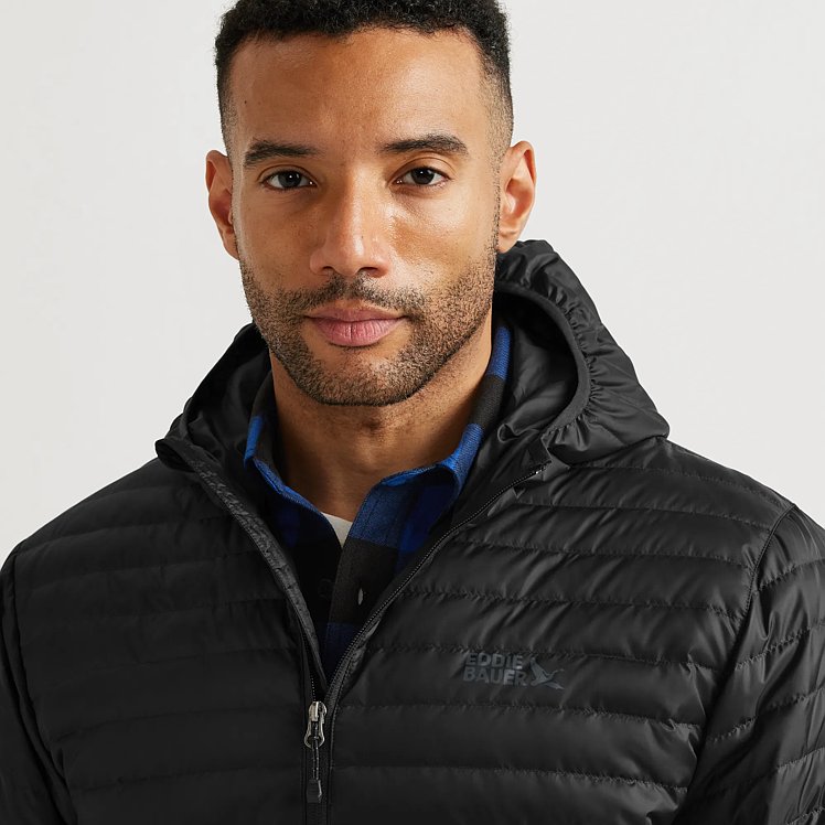 Men's Microlight Hooded Down Jacket