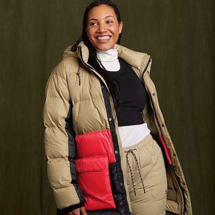 eddie bauer ebtek ダウン　stussy supreme Eddie Bauer Women's Lightweight Stormrepel Down Packable