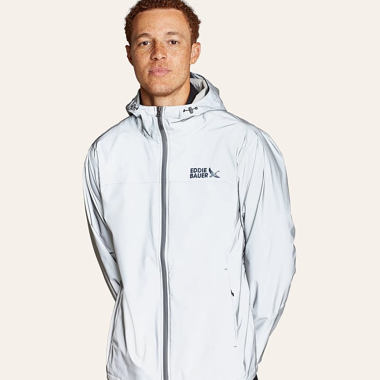 Men's Highbeam Reflective Waterproof Rain Jacket