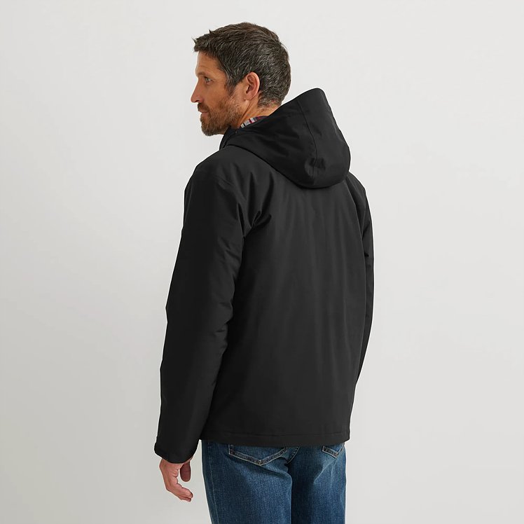Men's Insulated Cloud Cap Stretch Waterproof Rain Jacket