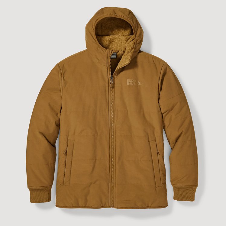 Men's Buckhorn Reversible Faux Shearling-lined Hooded Jacket