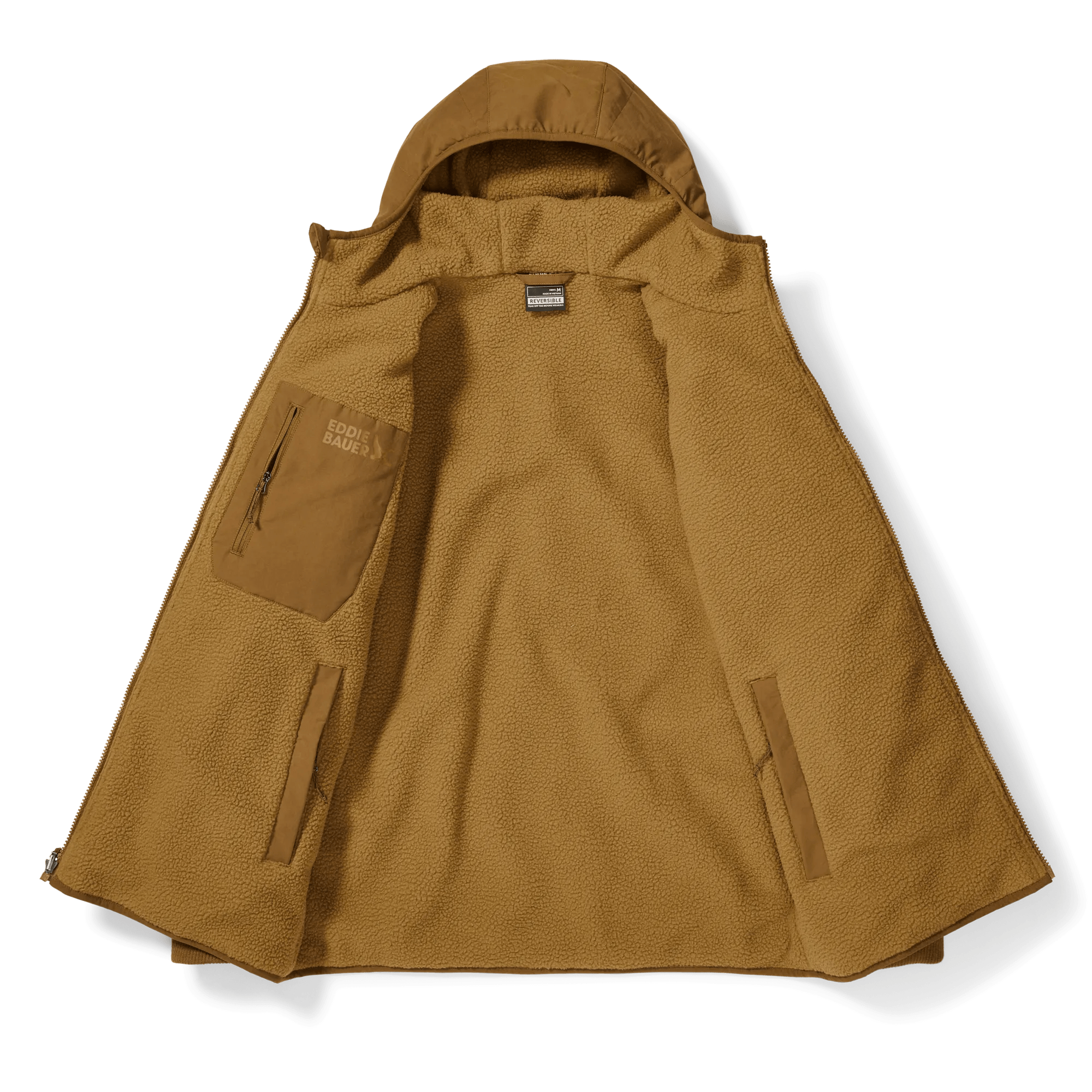 Buckhorn Reversible Faux Shearling-Lined Hooded Jacket