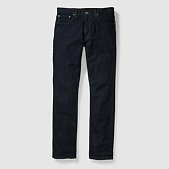 Eddie Bauer Men's H2Low Flex Flannel-Lined Jeans, Slate Blue, 33W