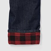 Eddie Bauer Men's H2Low Flex Flannel-Lined Jeans, Deep Rinse, 34W x 32 –  SJSAccessibleApparel