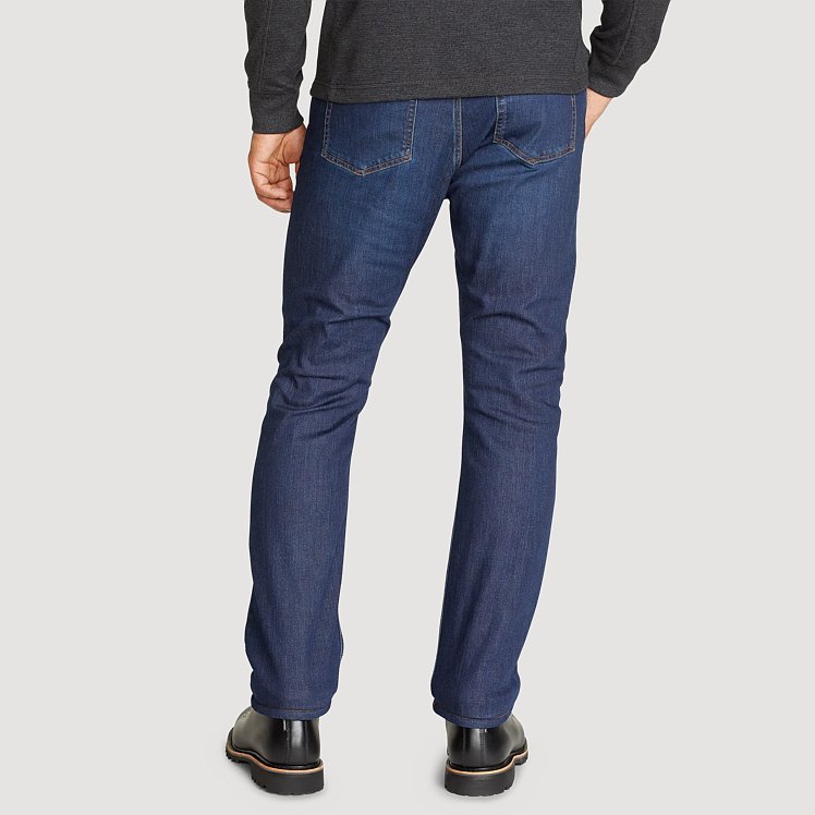 Men's Voyager Flex Fleece-Lined Straight Fit Jeans