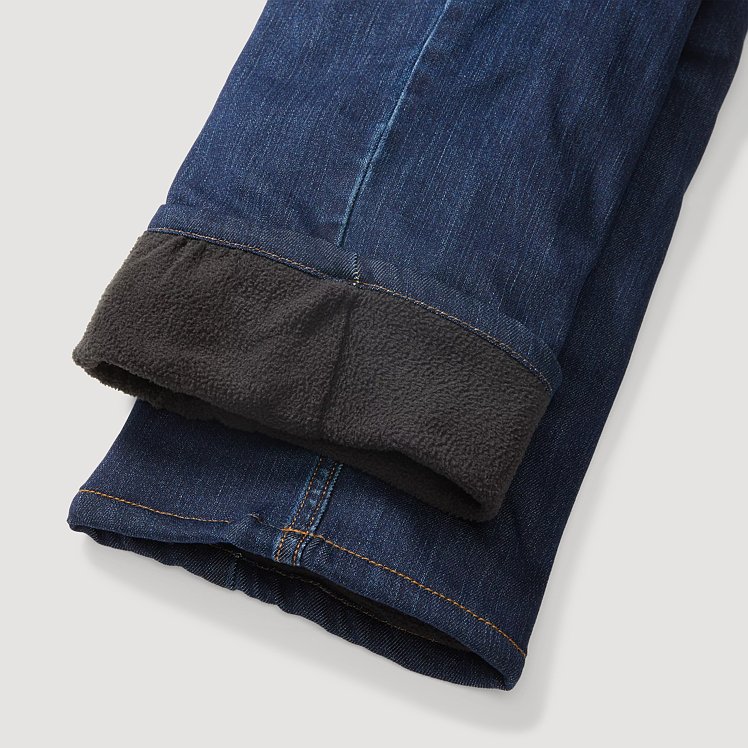 Men's Voyager Flex Fleece-Lined Straight Fit Jeans