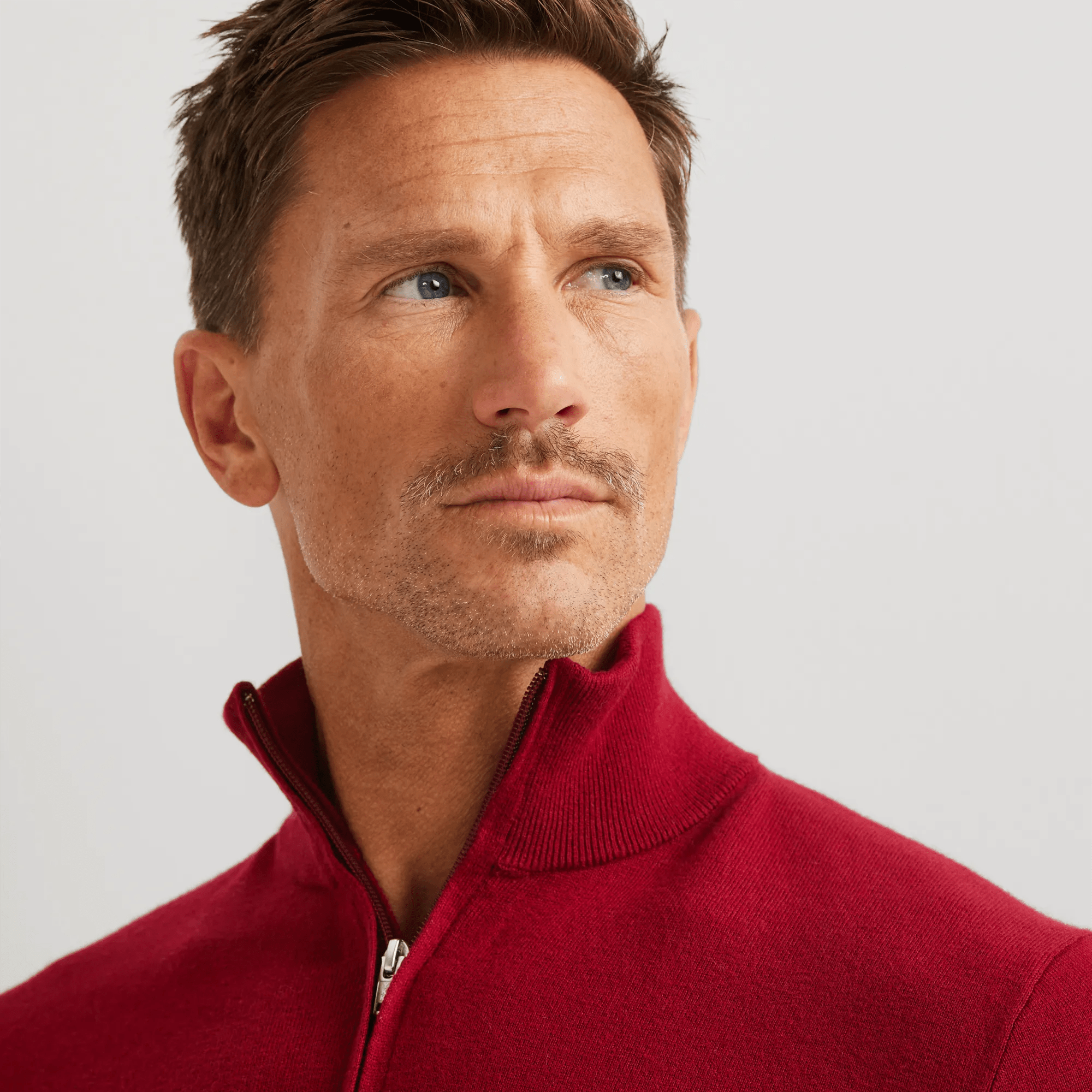 Classic Merino Blend 1/4-Zip Sweater