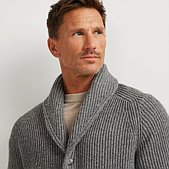 Men's Fletcher Bay Shawl Collar Cardigan