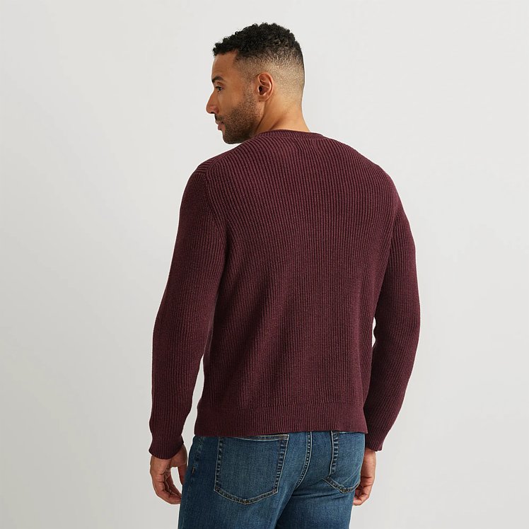 Men's Signature Roll Neck Sweater - Solid