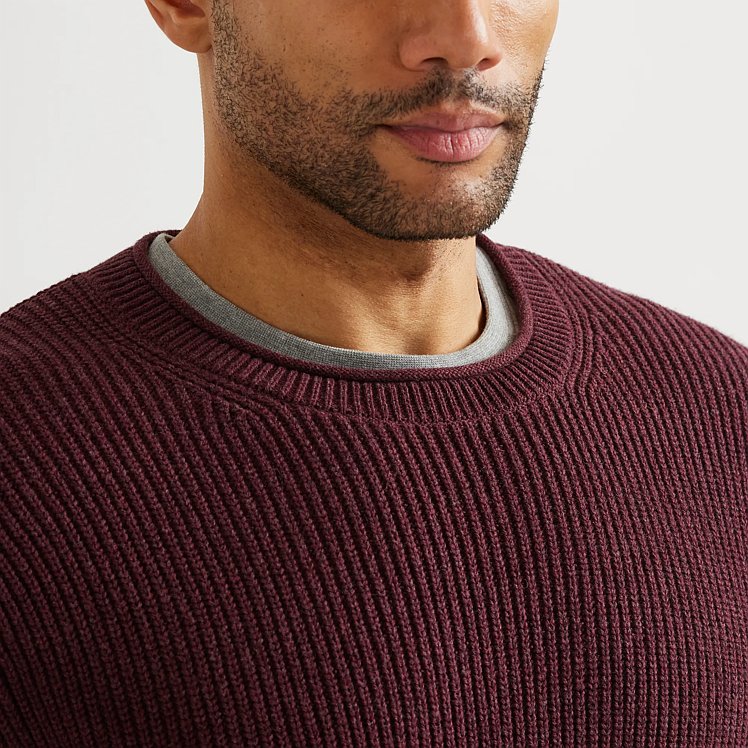 Men's Signature Roll Neck Sweater - Solid