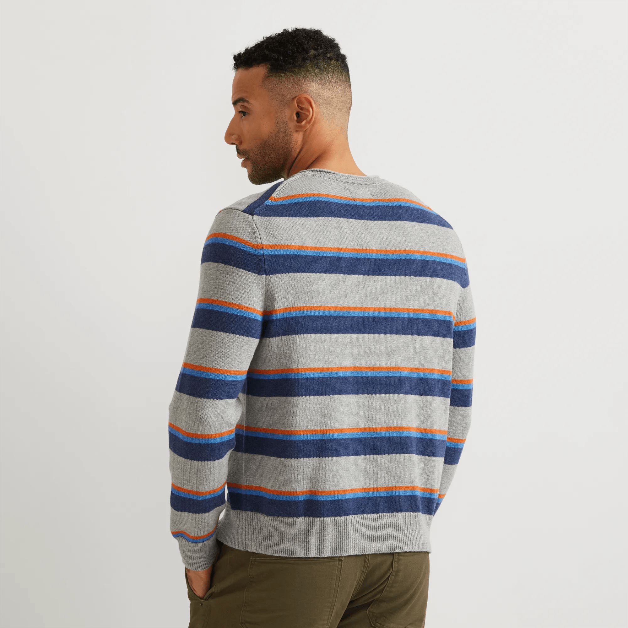 Signature Roll Neck Sweater - Stripe