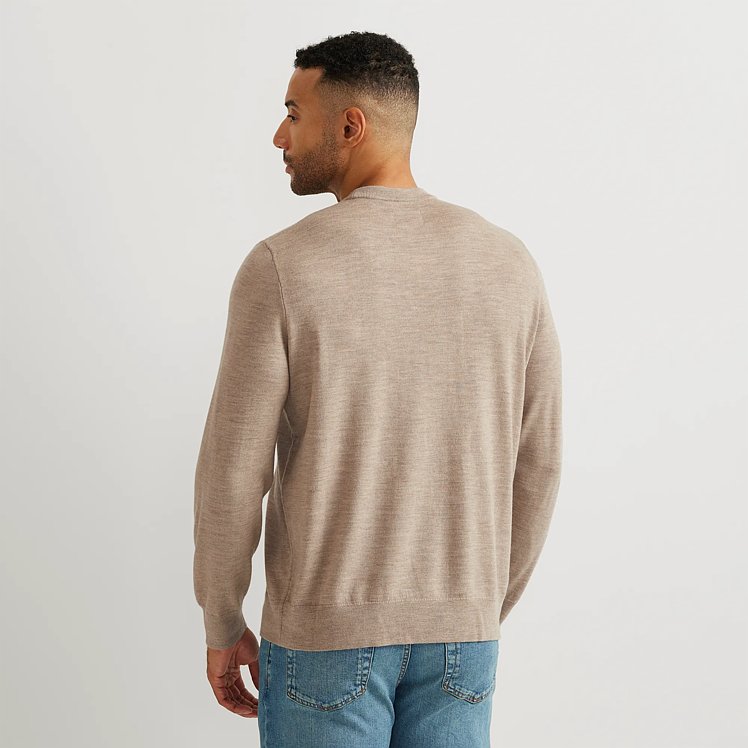 Men's Signature Merino Wool Crewneck Sweater