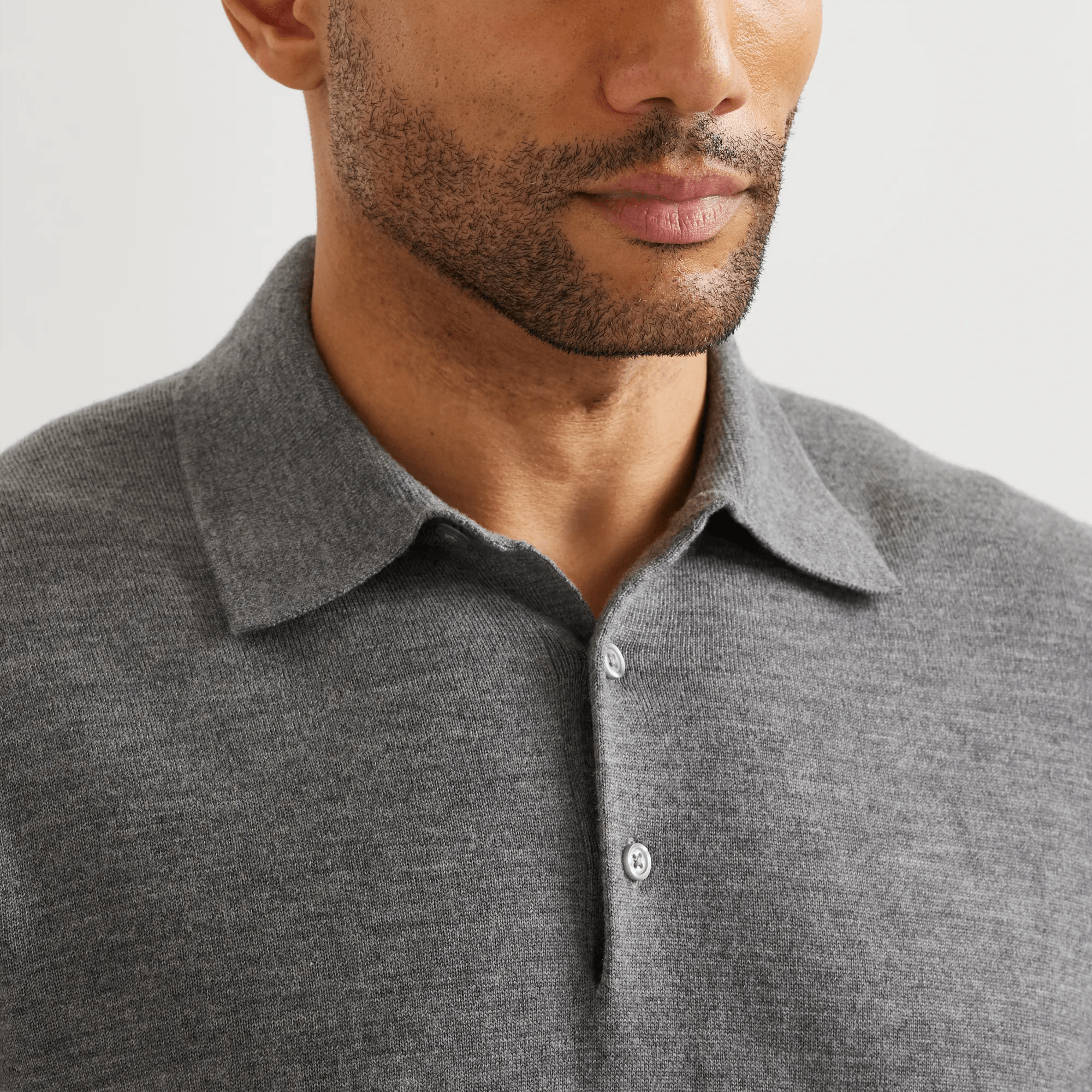 Signature Merino Wool Polo Sweater