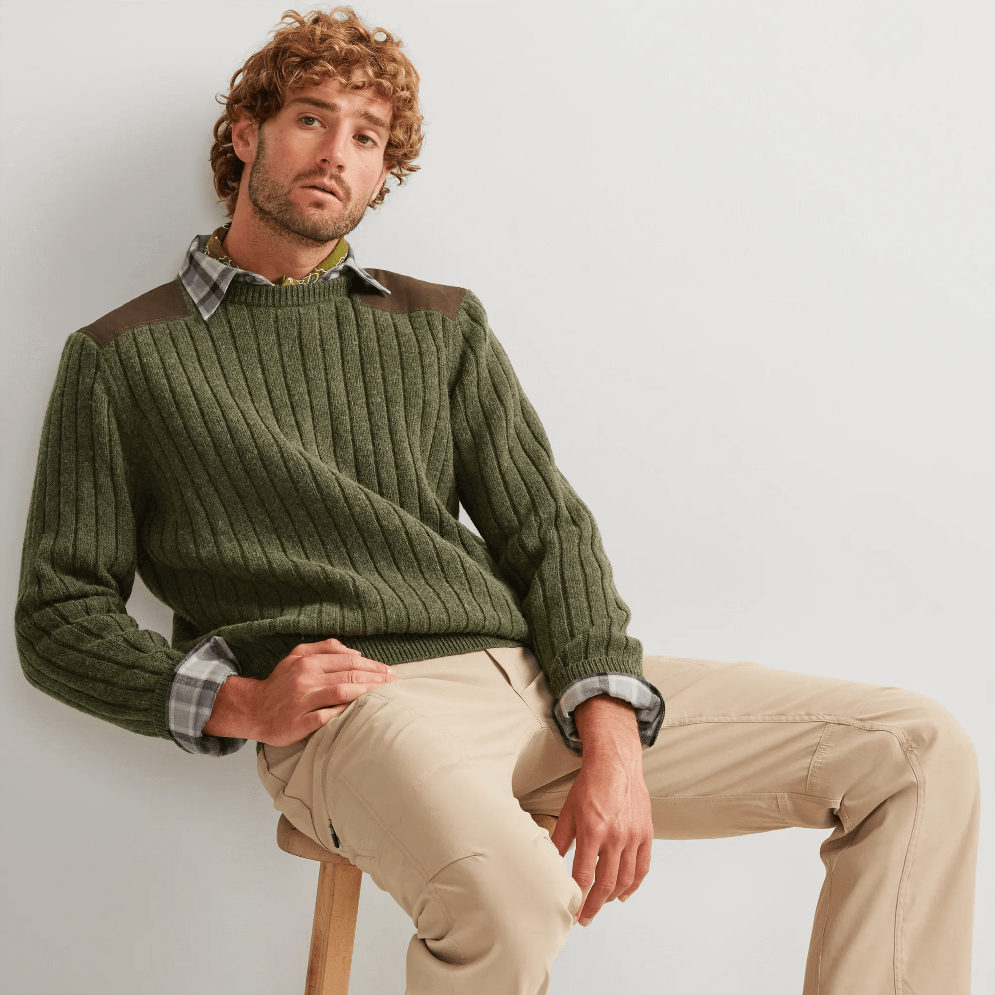 Patch Crewneck Sweater