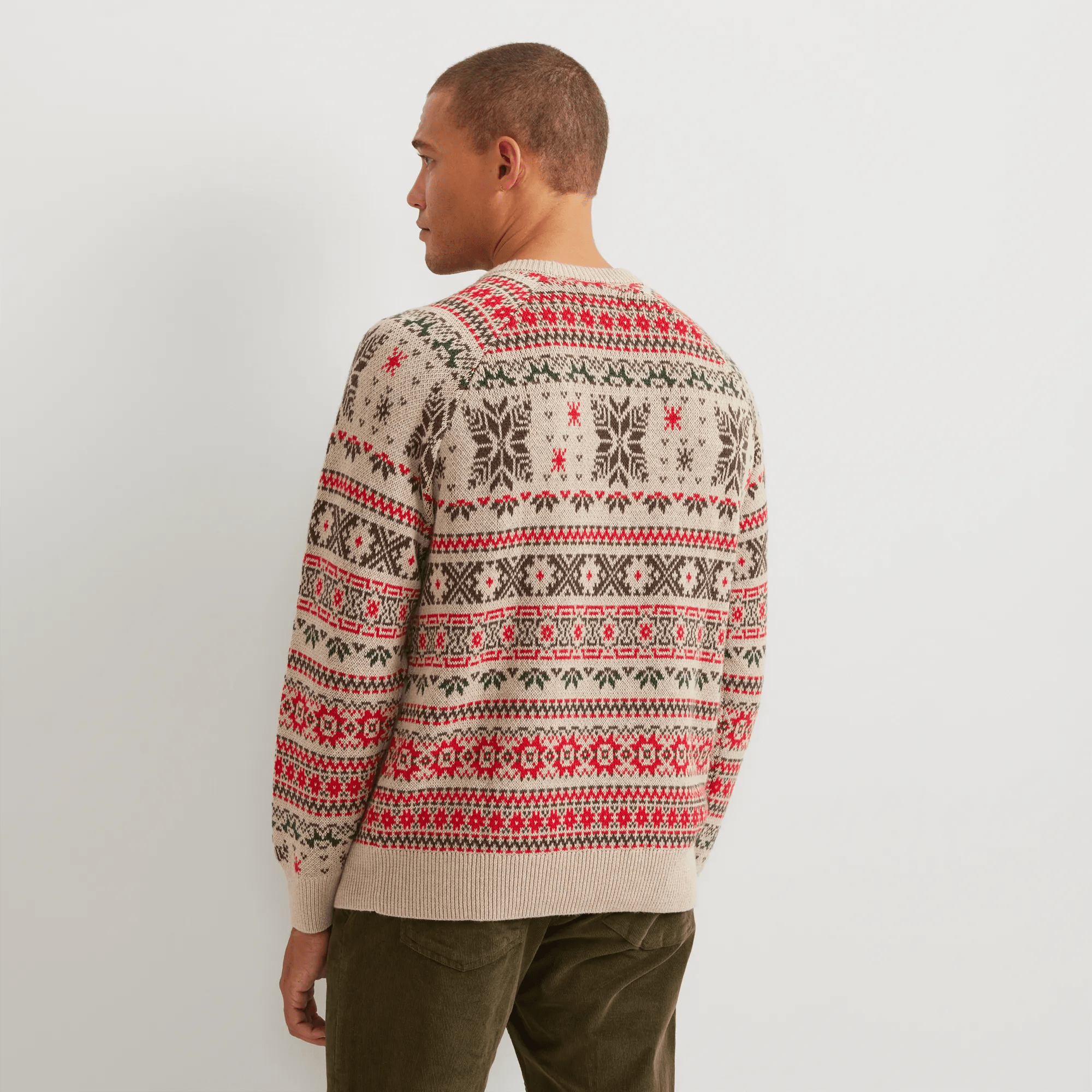 Signature Fair Isle Crewneck Sweater