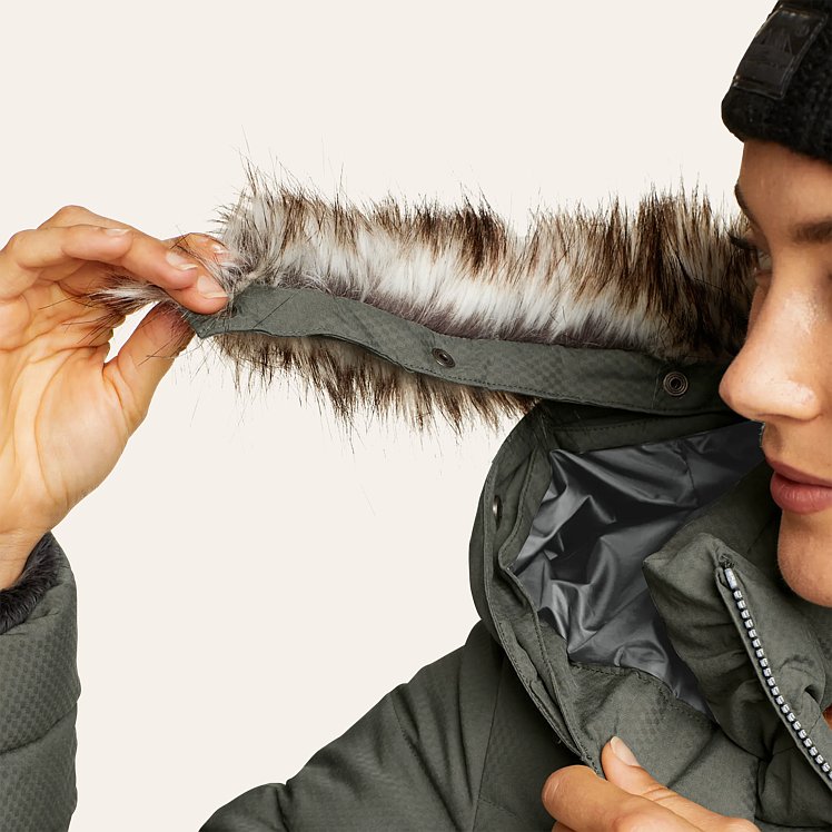 Eddie bauer women's sun valley down duffle coat deals