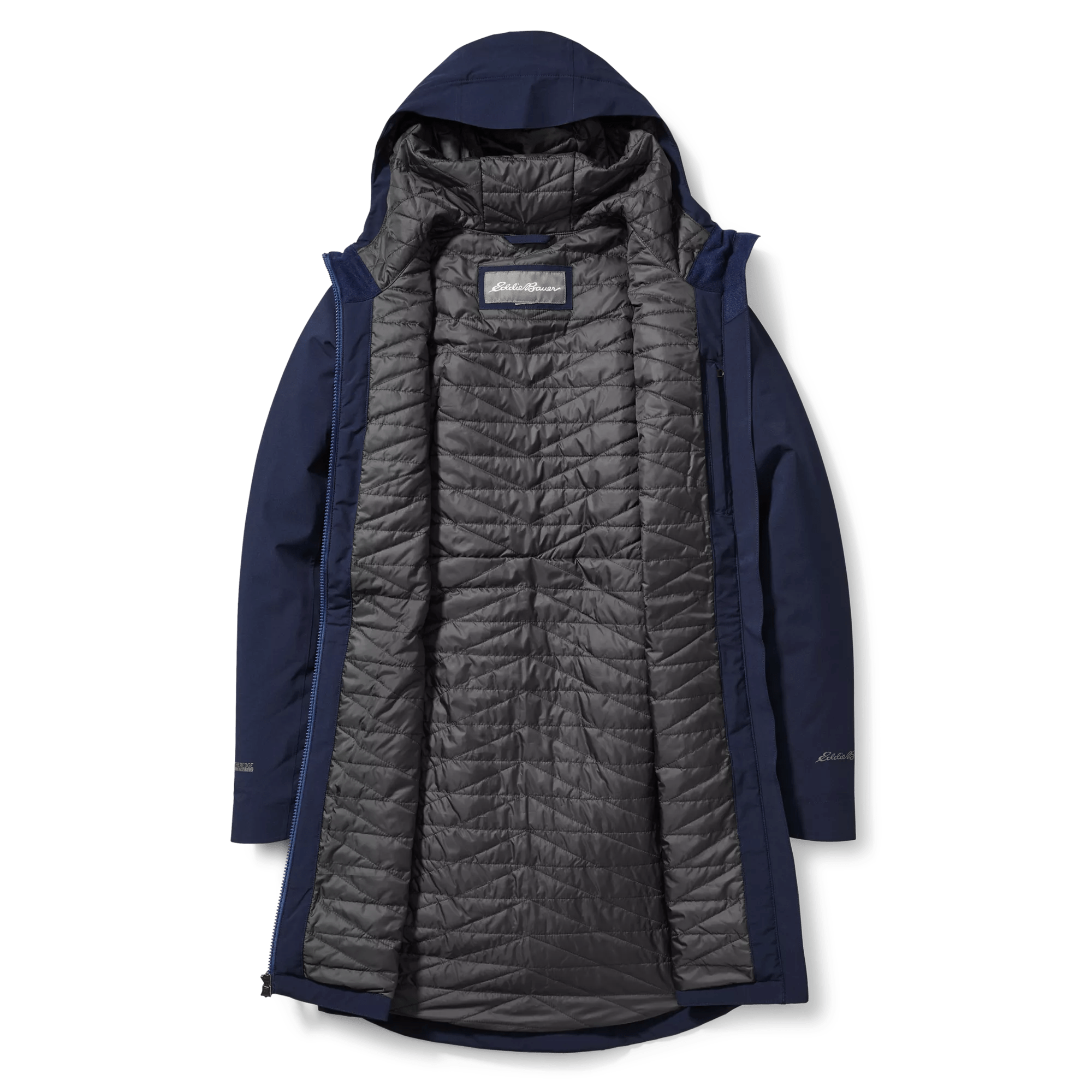 Cloud Cap Insulated Waterproof Trench Coat