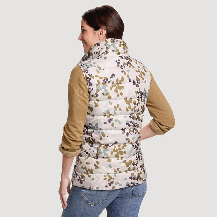 ジャケット・アウター 00s Eddie Bauer Flower Pattern Down Vest Women's Stratustherm Down Vest | Eddie Bauer