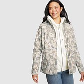Eddie Bauer Women's Rainfoil Packable Jacket, Sprig Recycled