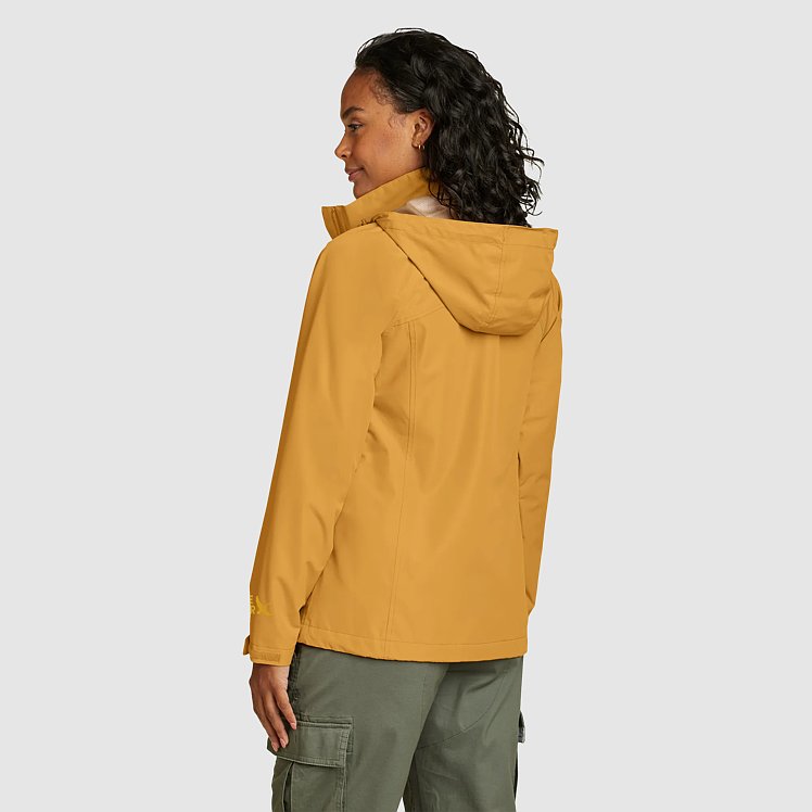 Eddie Bauer Women s Packable Rainfoil Waterproof Waterproof Rain Jacket Yellow XXL