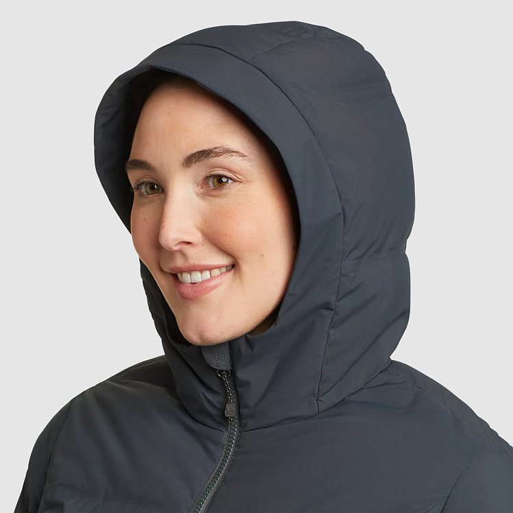 Eddie bauer glacier peak seamless stretch down duffle coat online