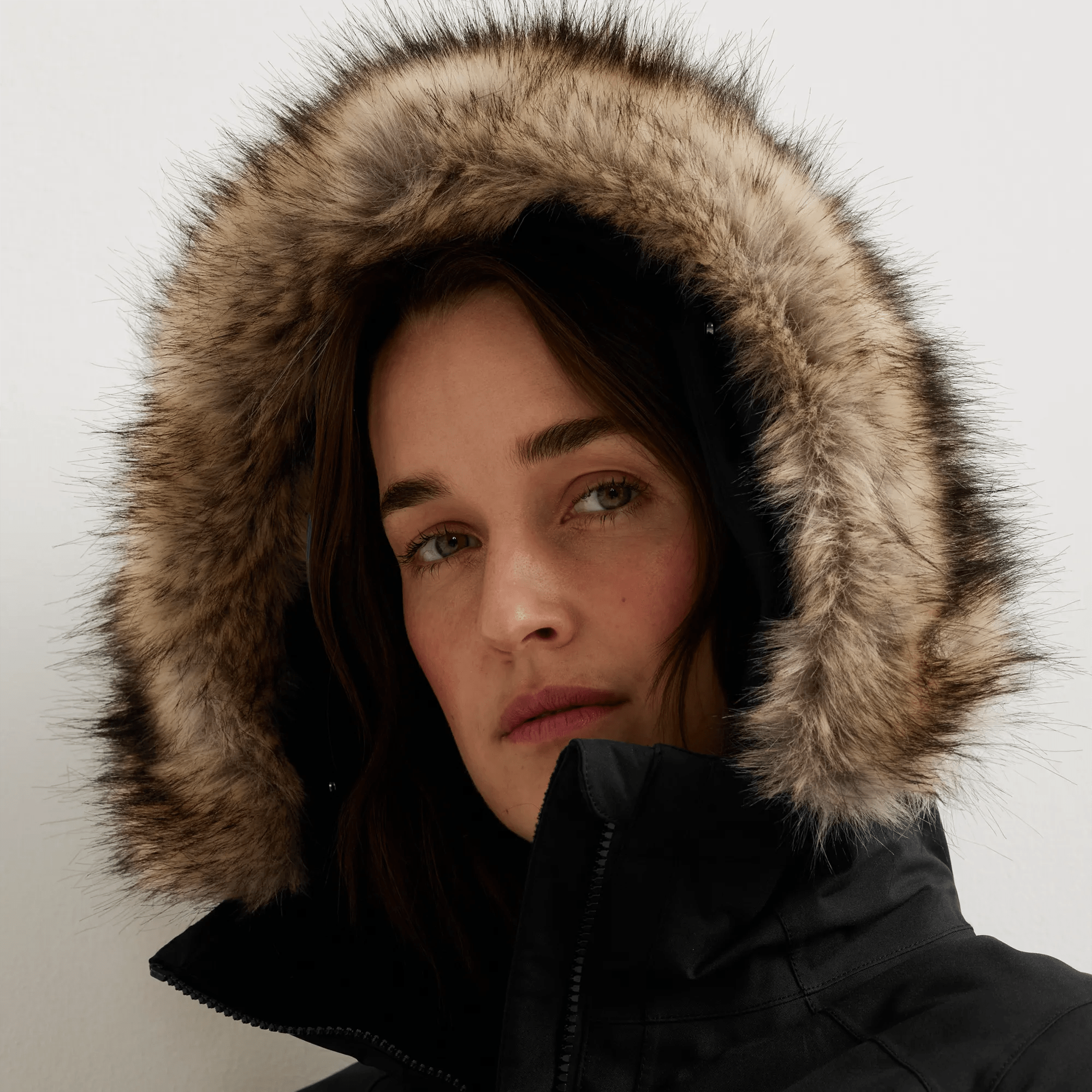 Olympia Waterproof Down Hooded Stadium Coat