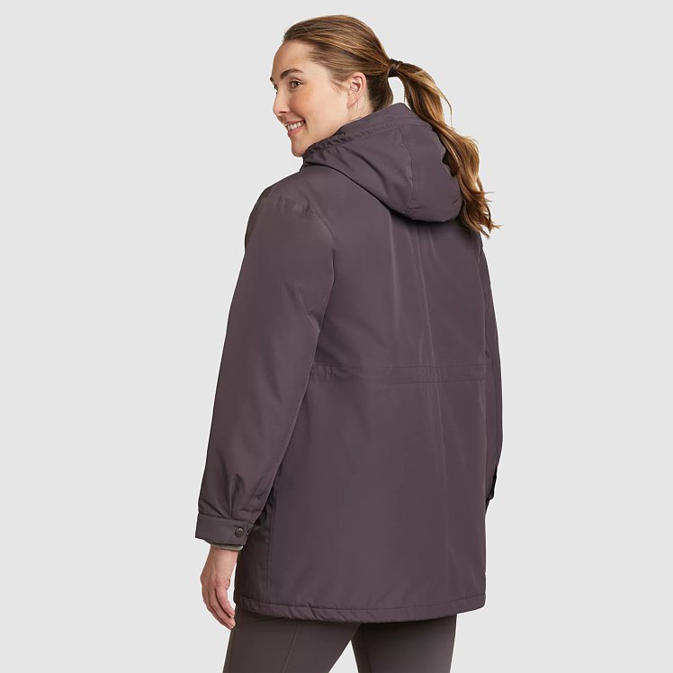 Women s Rainfoil Insulated Waterproof Rain Parka Eddie Bauer