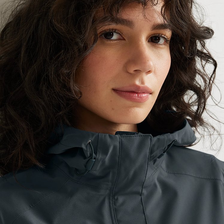 Women's Cloud Cap Stretch Waterproof Rain Parka