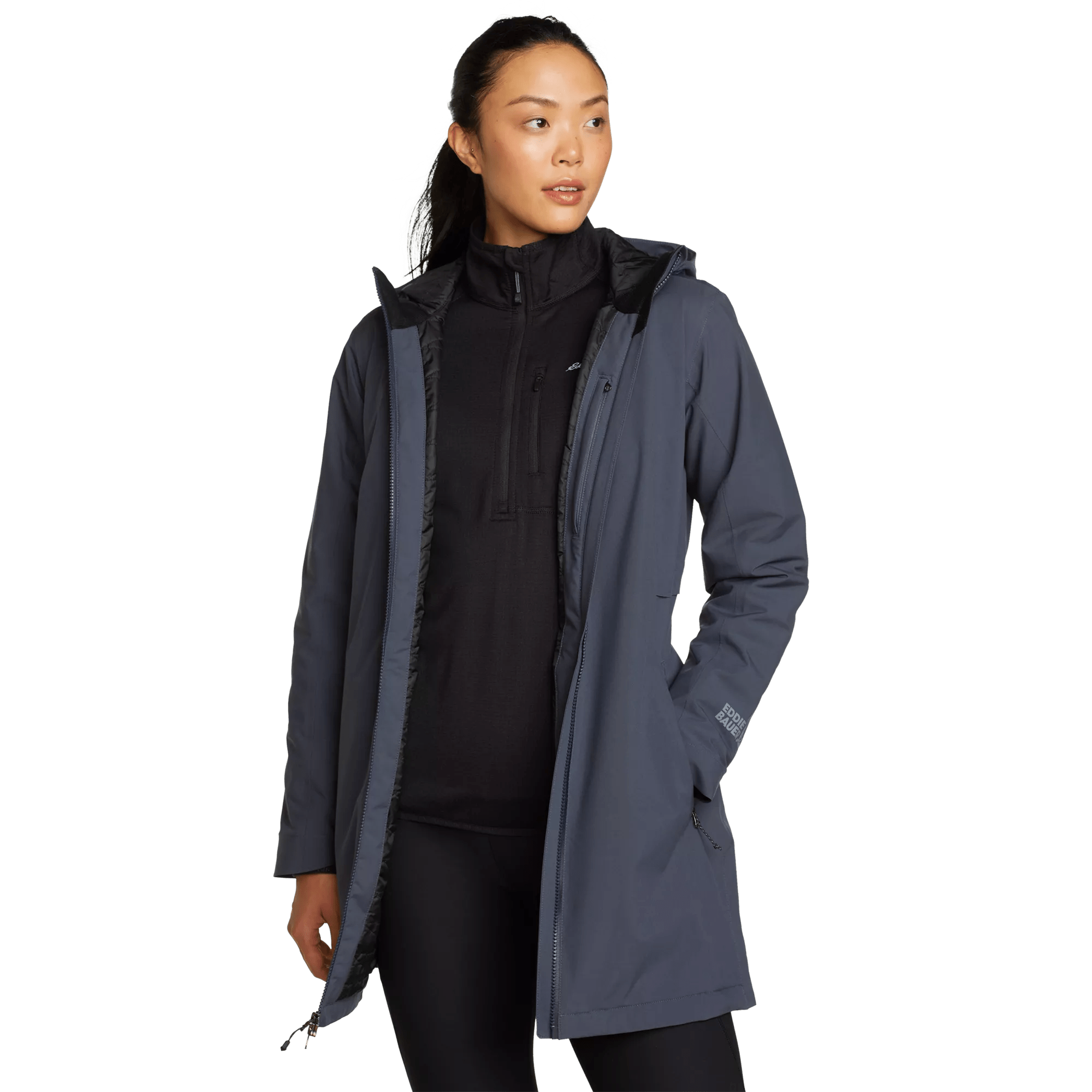 Cloud Cap Stretch Insulated Waterproof Trench Coat