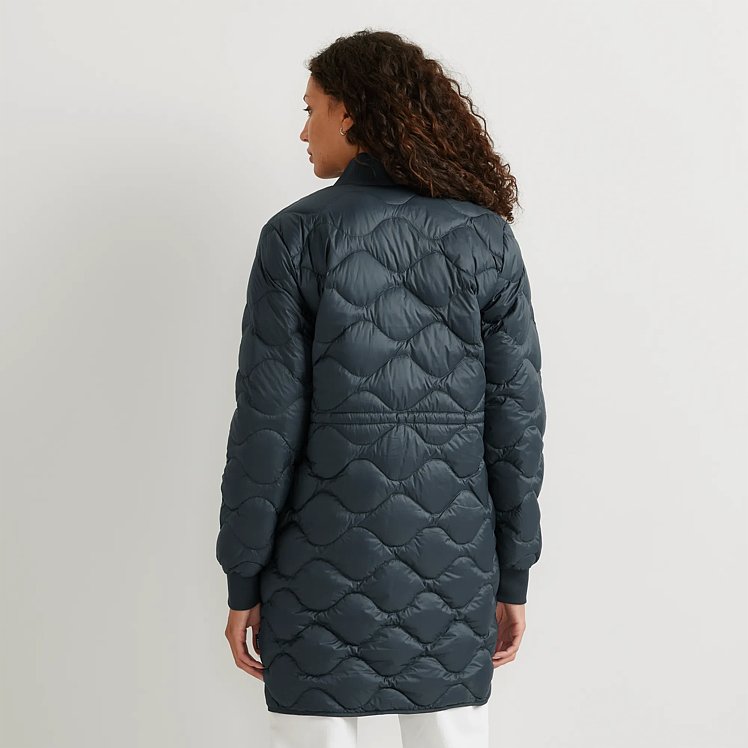 Women's Shaw Long Down Bomber Jacket