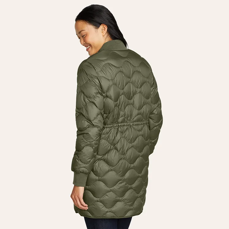 Women's Shaw Long Down Bomber Jacket