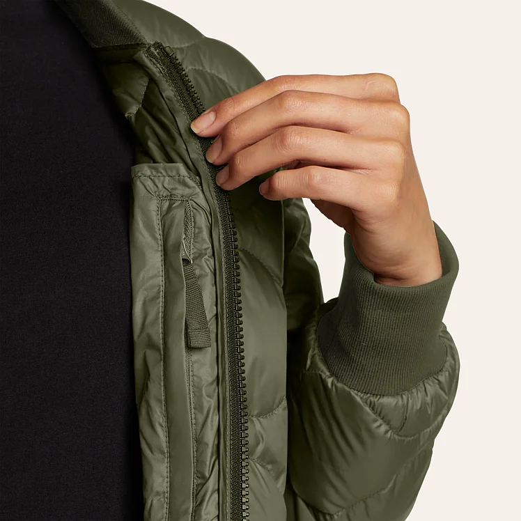 Women's Shaw Long Down Bomber Jacket