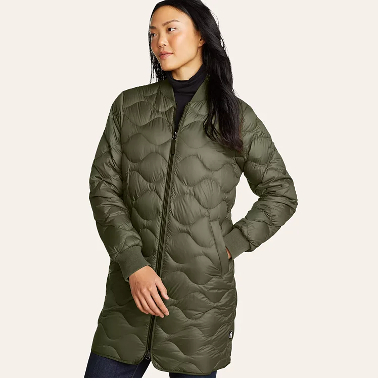 Women's Shaw Long Down Bomber Jacket