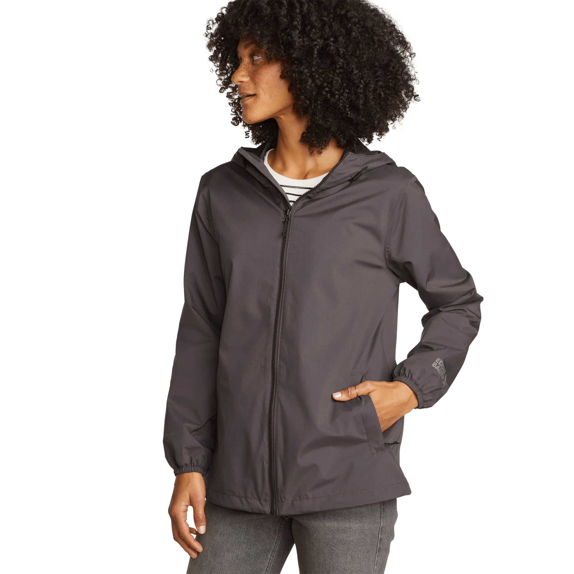 Rainy Pass Water-Repellent Hooded Jacket