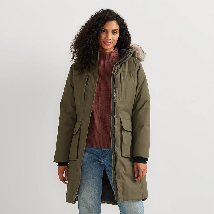 Women's Superior Down Waterproof Stadium Coat