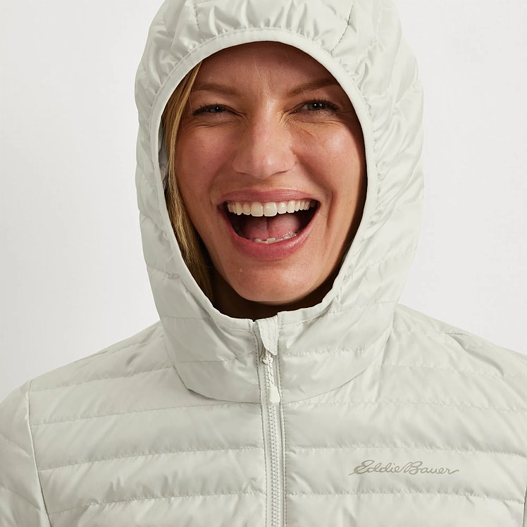 Women's Microlight Hooded Down Jacket