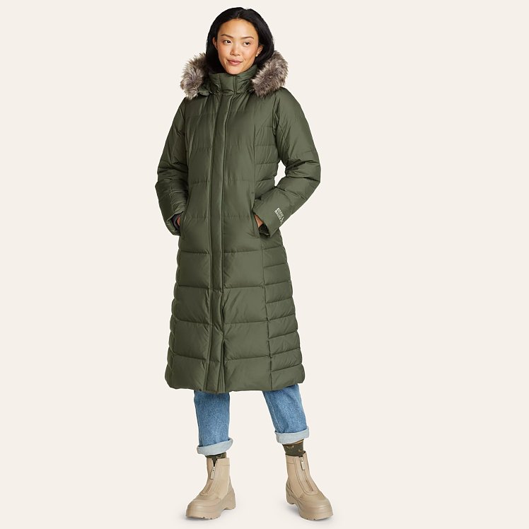 Women s Lodge Down Duffle Coat Eddie Bauer