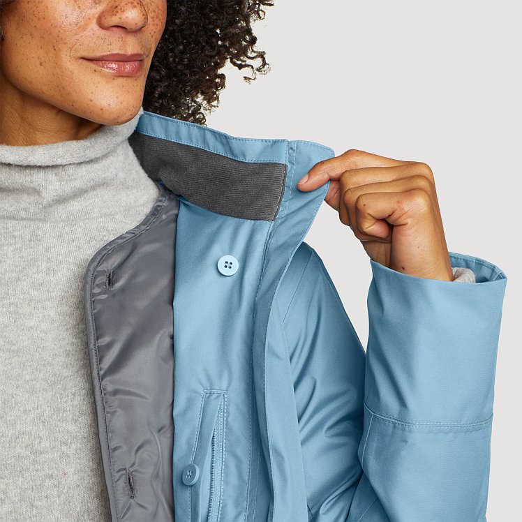 Women's Girl on the Go® Insulated Waterproof Trench Coat
