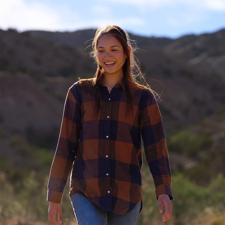 Women's Fremont Snap-front Flannel Tunic | Eddie Bauer