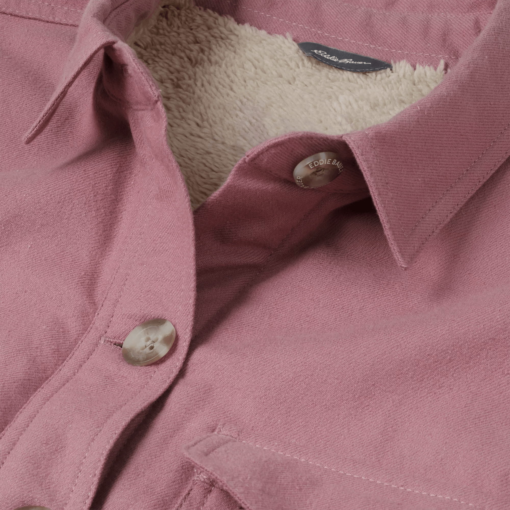 Eddie's Fleece-Lined Shirt Jacket