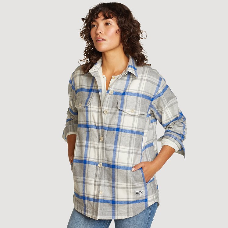 Women's Eddie's Fleece-Lined Shirt Jacket