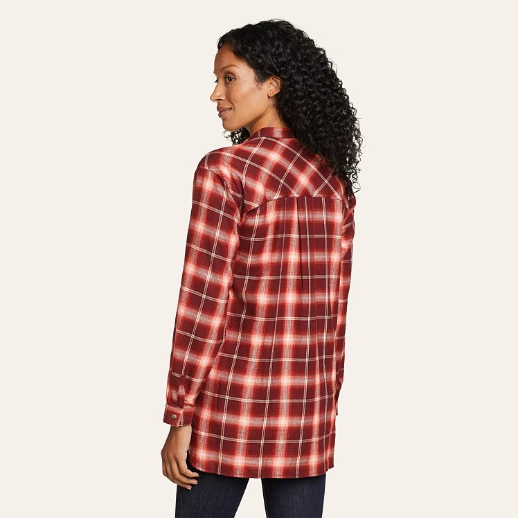 Women's Fremont Flannel Collarless Tunic | Eddie Bauer