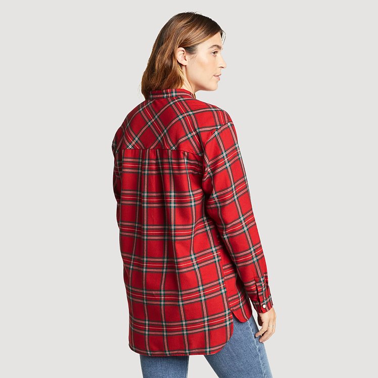 Women's Fremont Flannel Collarless Tunic | Eddie Bauer