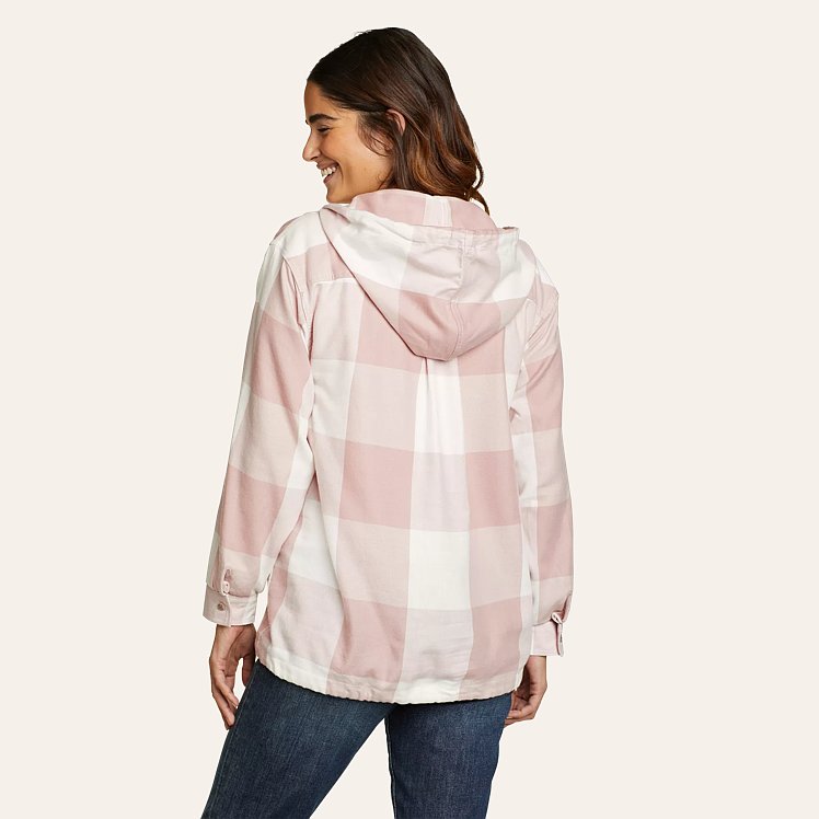 Women s Fremont Flannel Pullover Hoodie Eddie Bauer