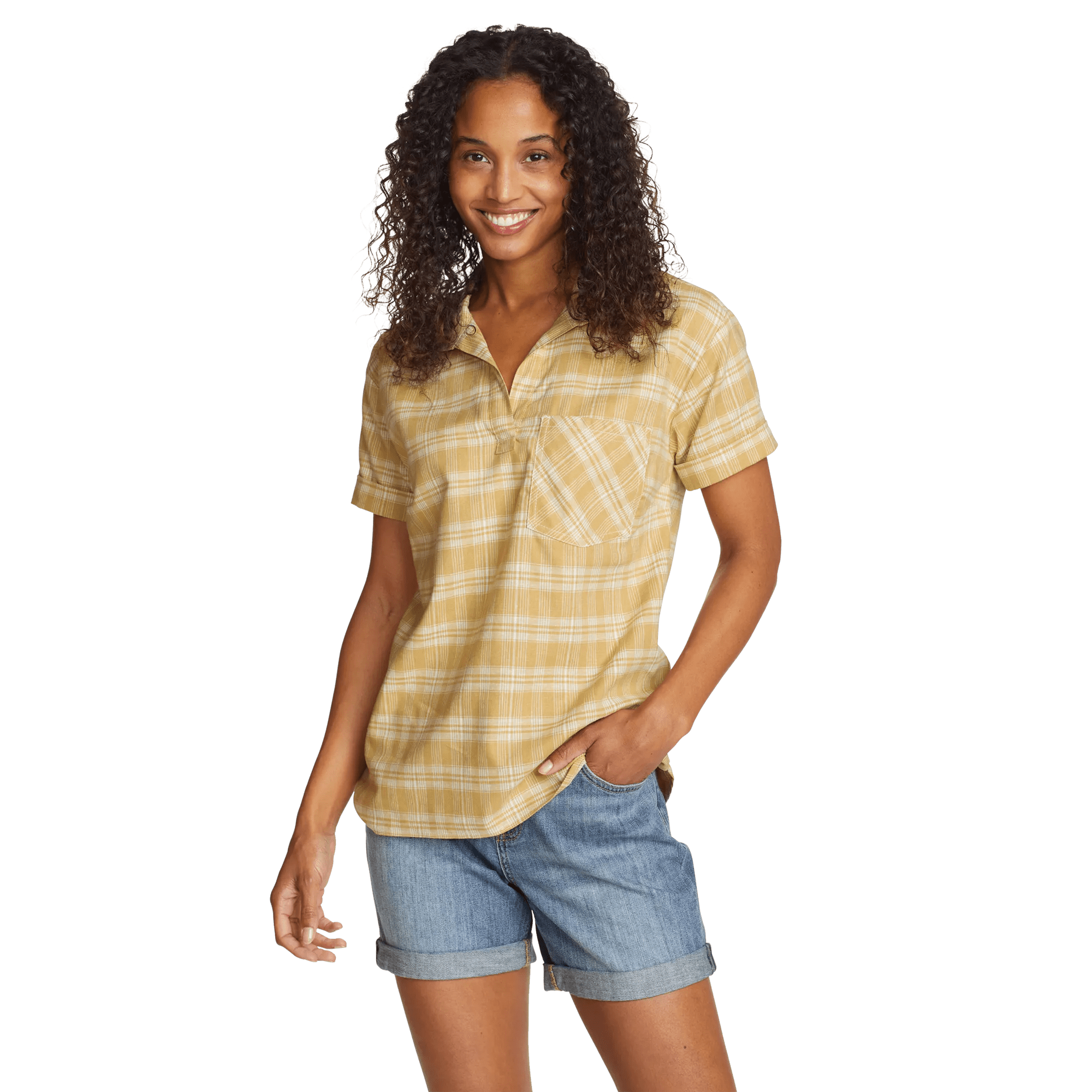 Durable Hemp Short-Sleeve Shirt