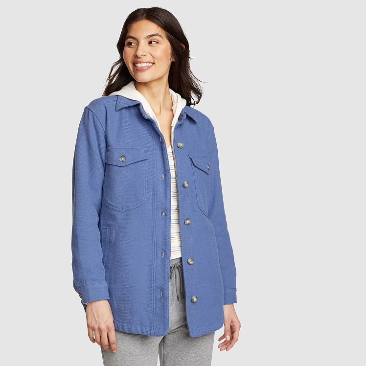 Eddie bauer shirt jacket best sale