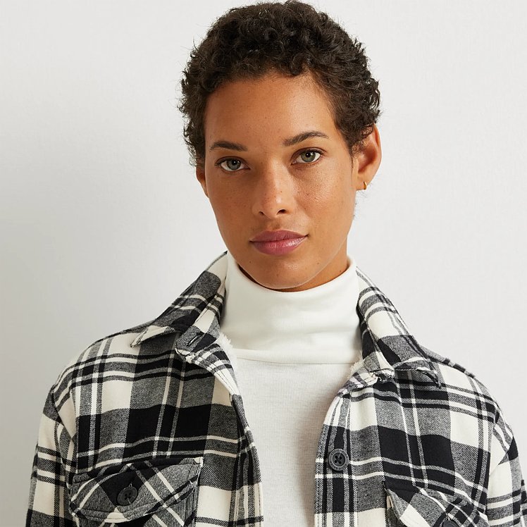 Women's Heritage Faux-Shearling Bonded Shirt Jacket