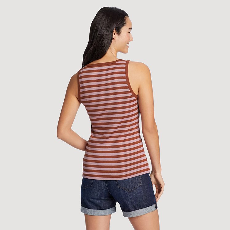 Women's Favorite V-Neck Tank- Stripe