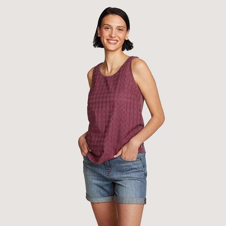 Women's Idyllic Lace Swing Tank Top | Eddie Bauer